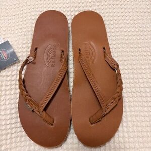 Rainbow Brown Sandals